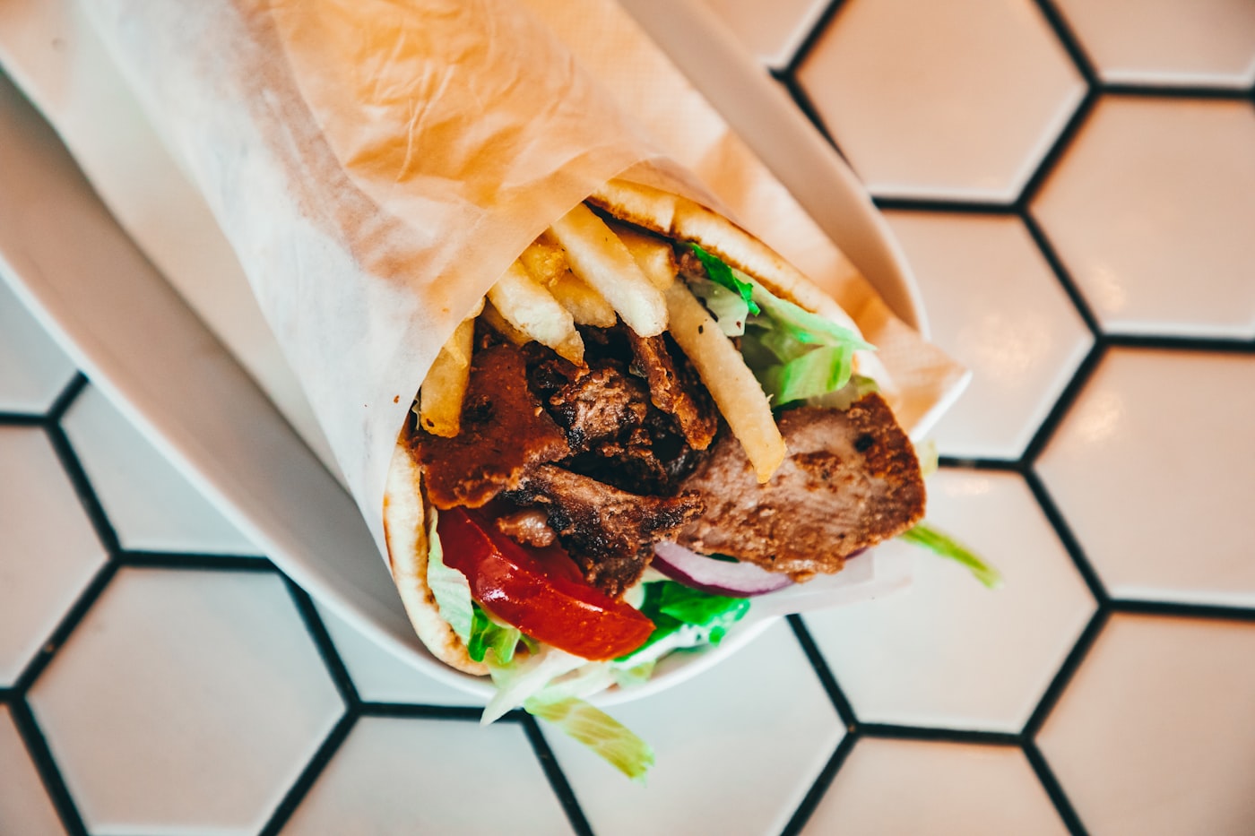 Kebabtallerken — Favoritten Pizza & Grill Drammen